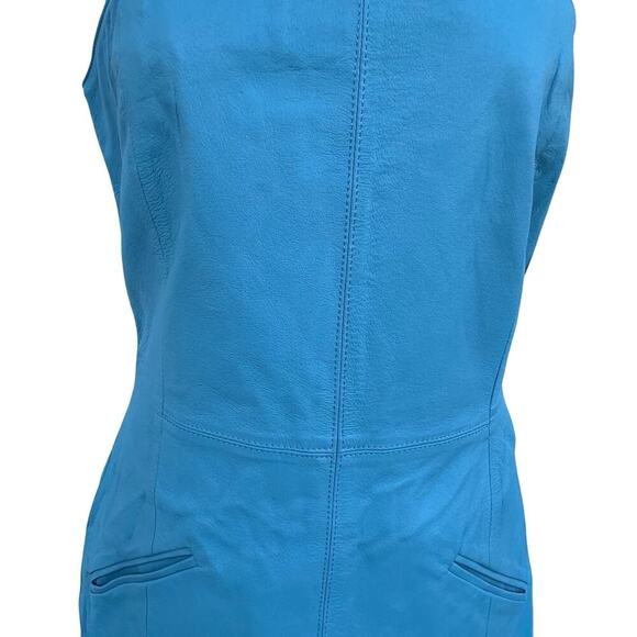 Newport News, Styleworks leather dress size 10, NWT - Picture 3 of 12